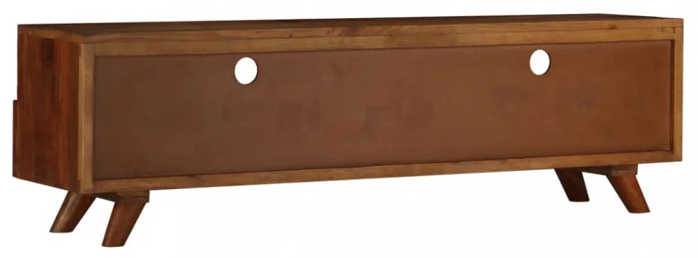 tömör újrahasznosított fa TV-szekrény 140 x 30 x 40 cm
