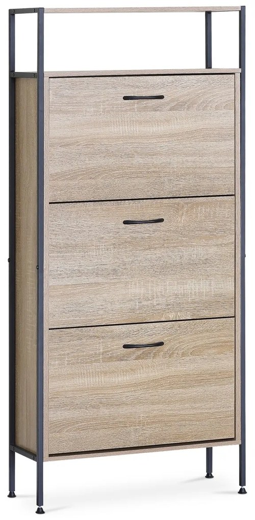 Cipősszekrény rekeszekkel G1009 OAK, tölgyfa