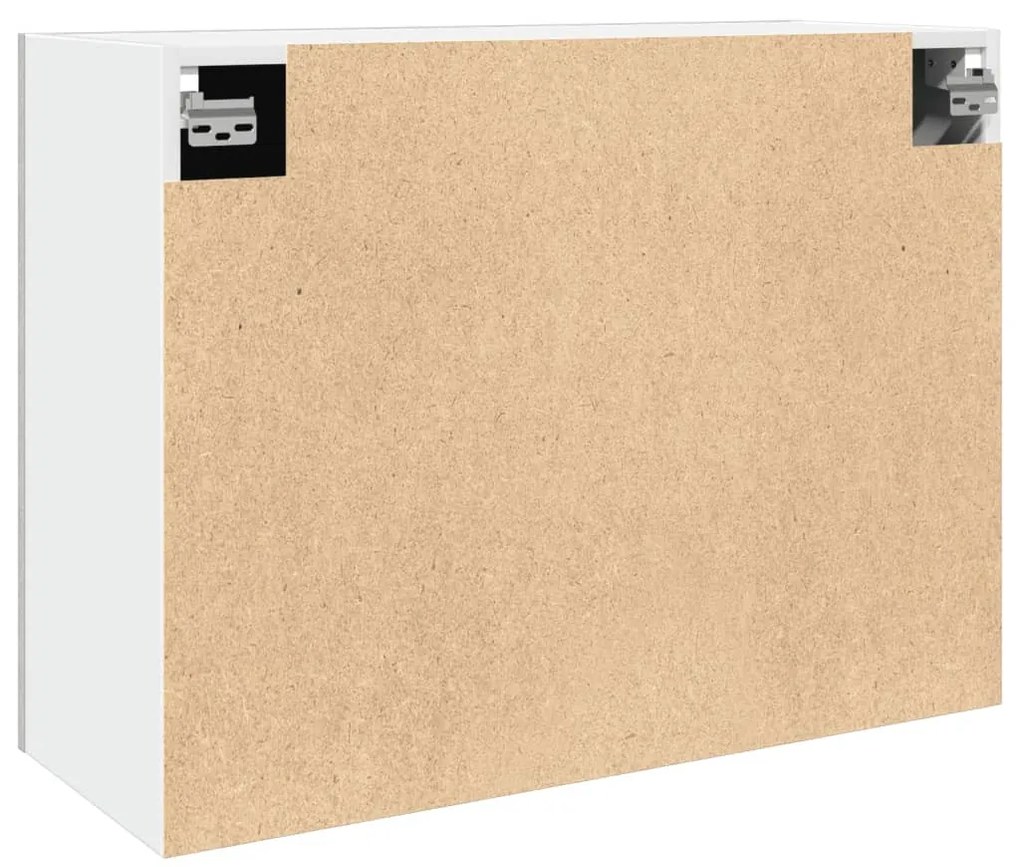 betonszürke szerelt fa függő szekrény 80 x 31 x 60 cm
