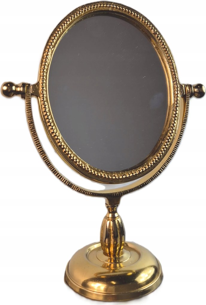 Tükör Kozmetikai tükör fésülködőasztal Arany Kerek Álló Elegáns