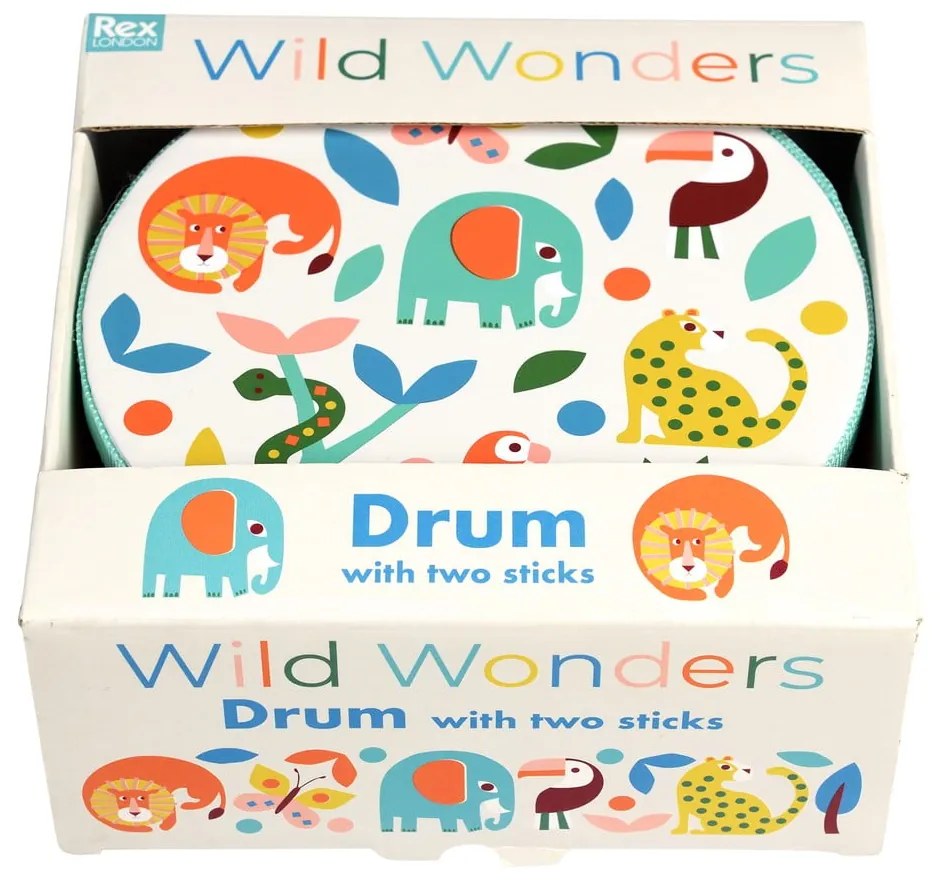 Játékhangszer Drum Wild Wonders – Rex London