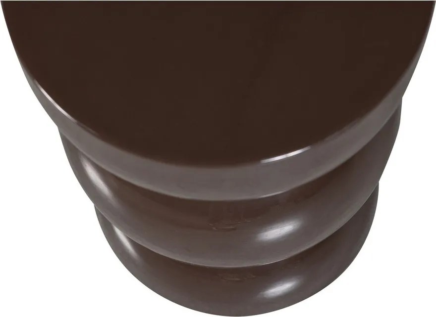 Fém kerek tárolóasztal ø 30 cm Breno – WOOOD