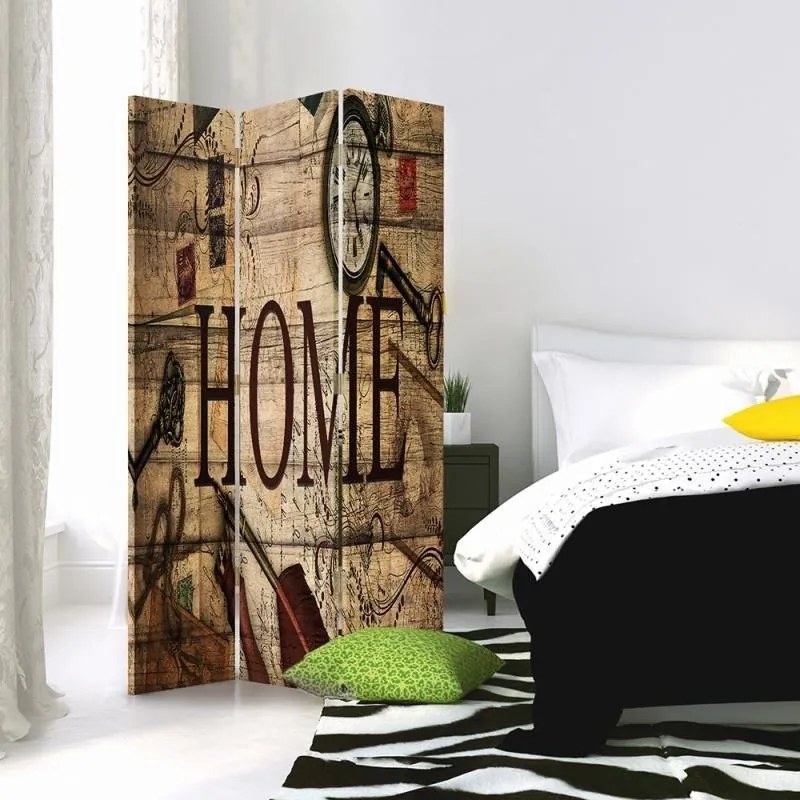 Gario Paraván Home vintage kompozíció Méret: 145 x 170 cm, Kivitelezés: Klasszikus paraván