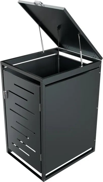 Fém szeméttároló fedél 66 × 119 × 80 cm