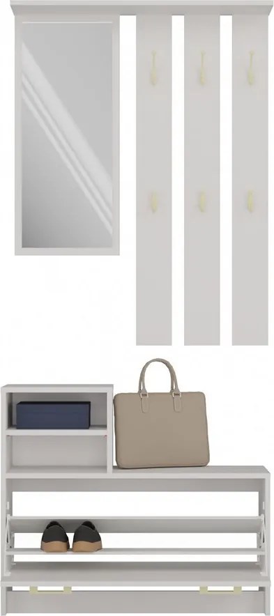 GAR előszobafal, 85x180x24 cm, kasmír