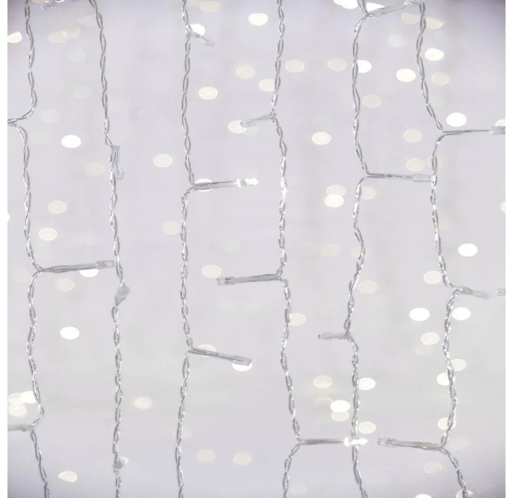LED Kültéri karácsonyi lánc CURTAIN 480xLED/8,4W/230V 3x3 m IP44 hideg fehér