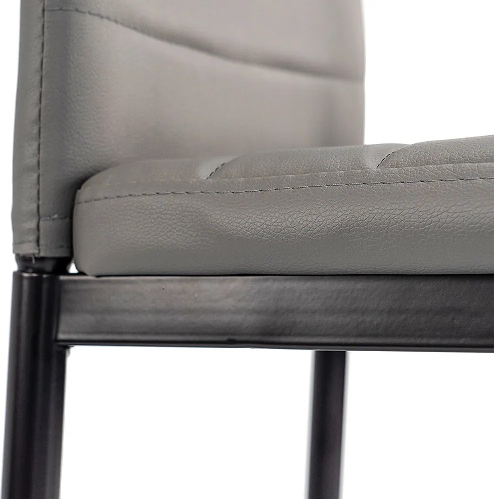 Tino NOVA Étkezőszék szürke-fekete színben