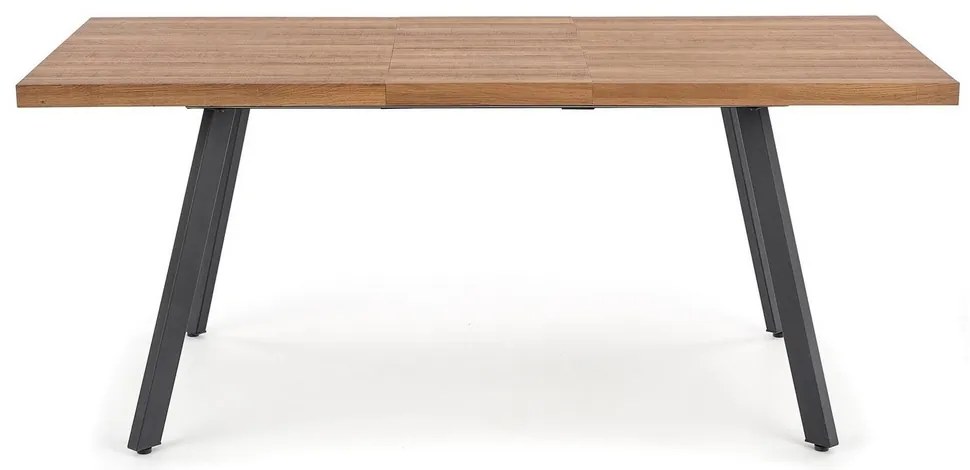 Étkezőasztal Berlin 160 cm, mézes dió / fekete