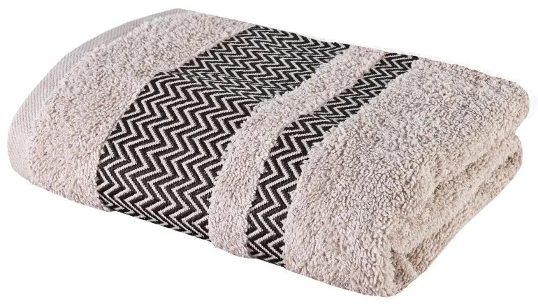 EMI Ates bézs pamut törölköző 50x90 cm