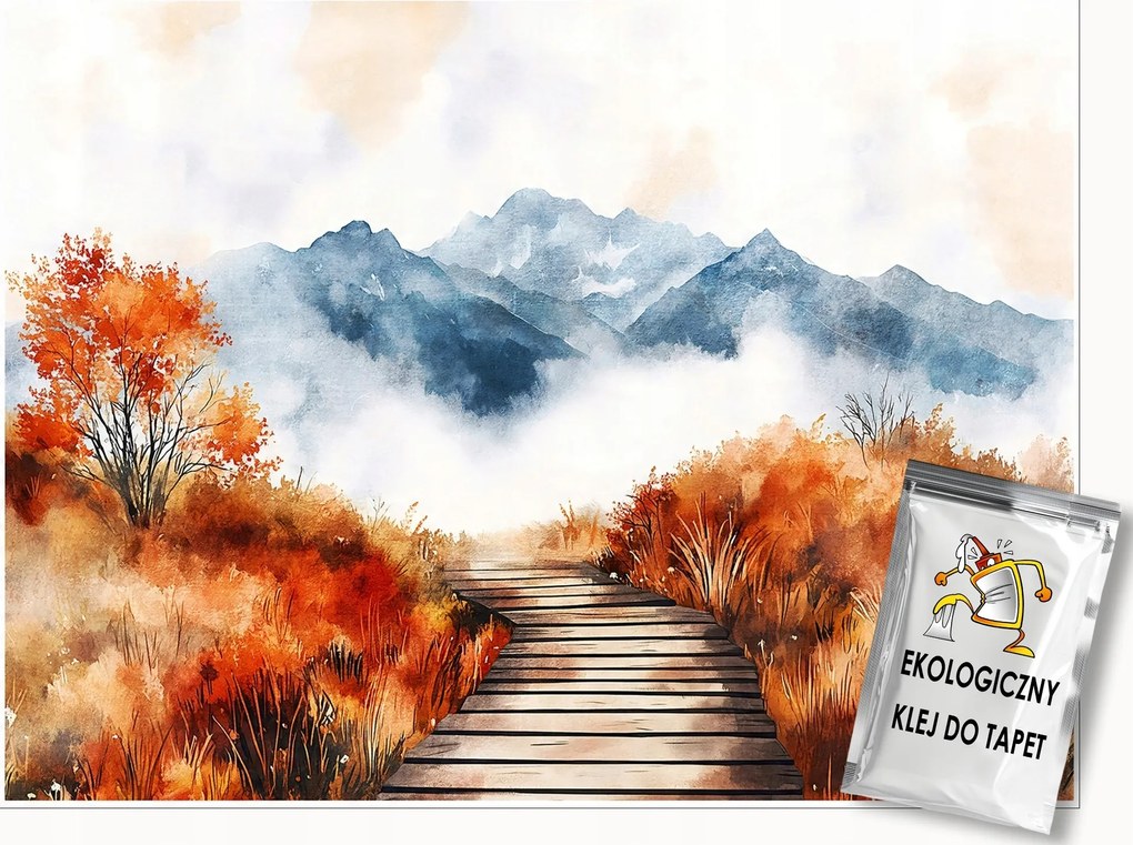 Fotótapéta Hegyek Természet Tájkép Pop Art Falra Hálószoba Nappali 400x280