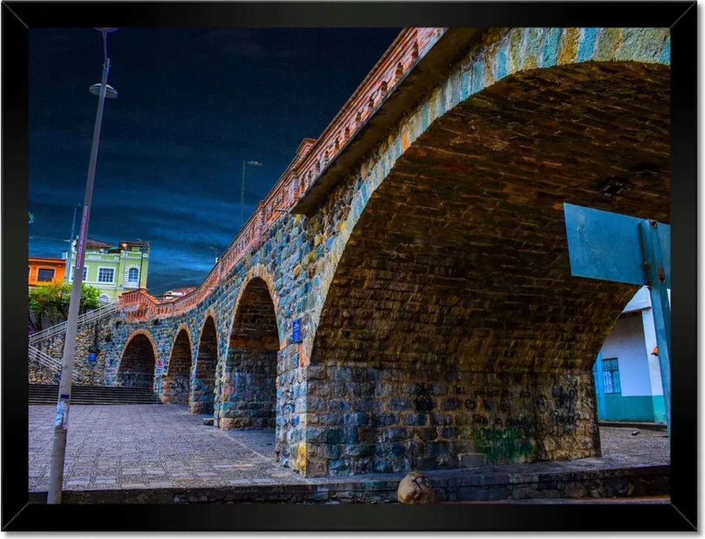 Poszterek keretben 40x30 Híd Építészet Tájkép