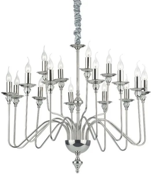 Ideal Lux - Csillár láncon ARTU 16xE14/40W/230V átm. 90 cm króm