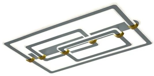 LED fényerőszabályozható mennyezeti lámpatest LED/280W/230V 3000-6500K + távirányító