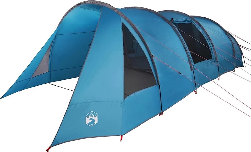 vidaXL Túra sátor 6 fős tetővel Kék és Szürke 778 x 356 x 210 cm