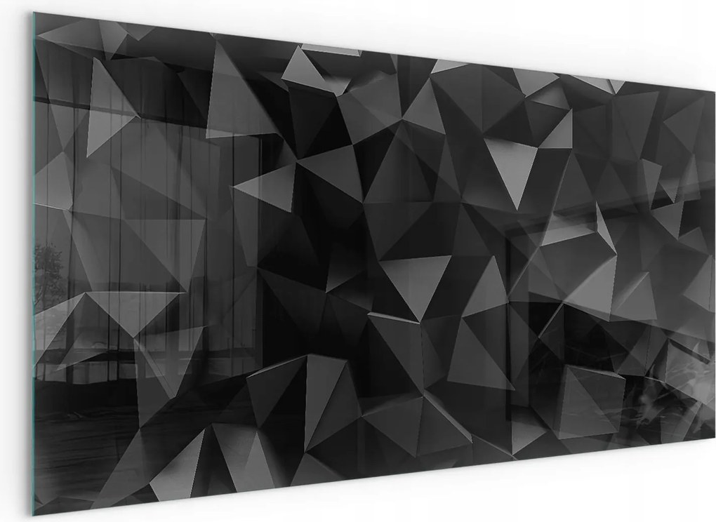 Edzett üveg kandalló alá Acél Szabadon álló Háromdimenziós geometria