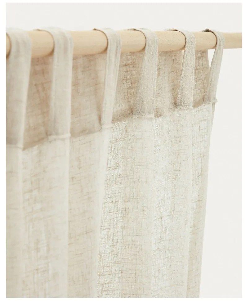 Bézs függöny 140x260 cm Mahina – Kave Home