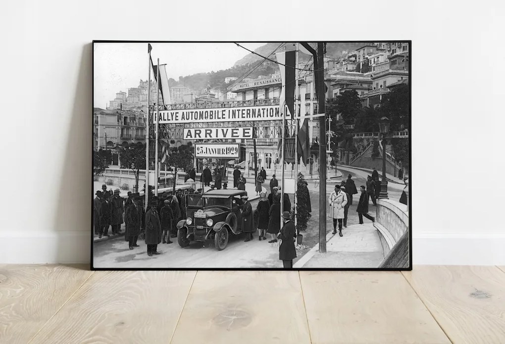 Régi kép Rally Monte Carlo 1929r 70x50