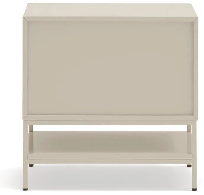 Krémszínű éjjeliszekrény Platt – Teulat