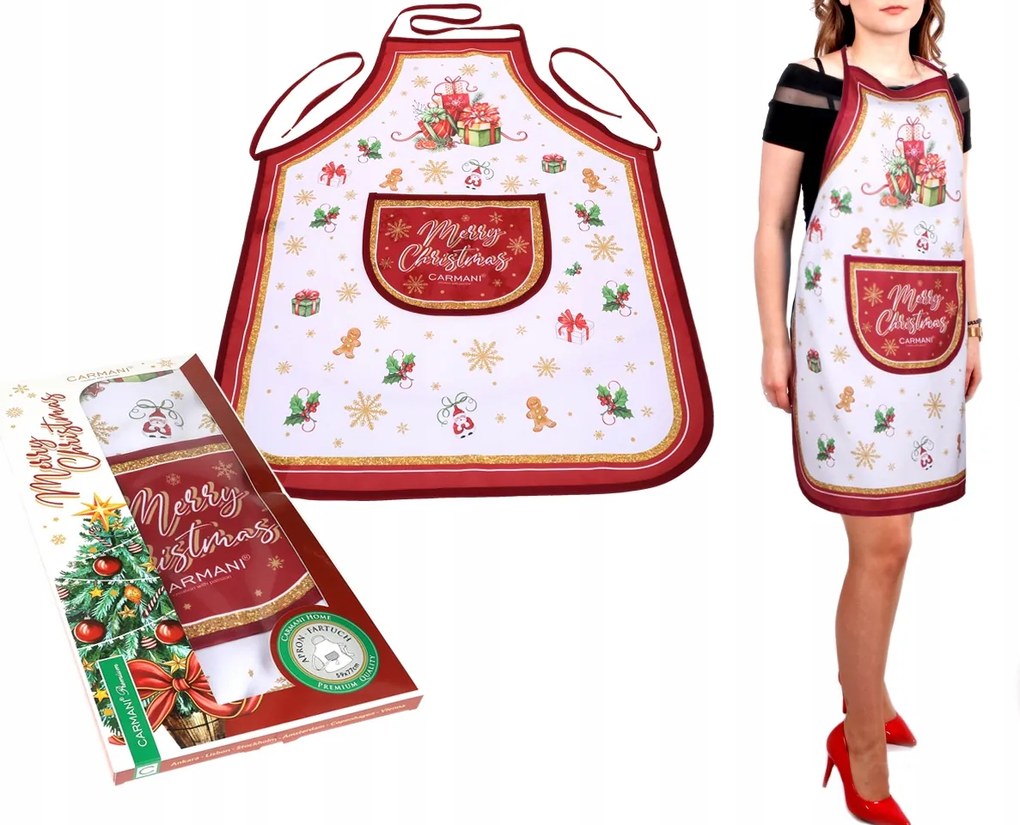 Konyhai kötény Karácsonyi dekoráció Carmani