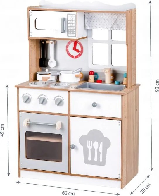 Fakonyha XXL + konyhai eszközök Ecotoys