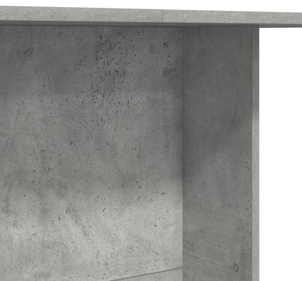 Beton Szürke Étkezőasztal 110x60x75 cm Mérnöki Fa