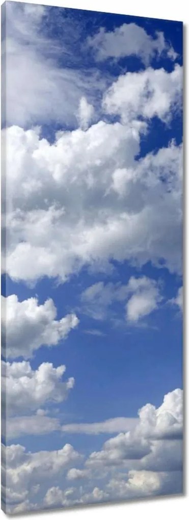 Vászonkép 40x100 Gömbölyű felhők Égbolt