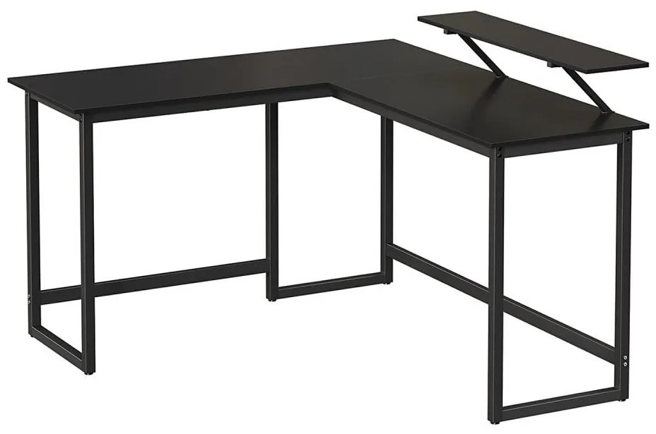 SOLEA sarok íróasztal fekete