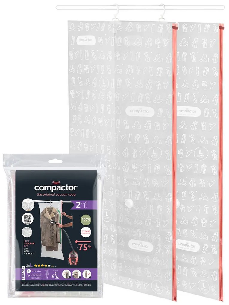 Compactor Espace L vákuumzsák szett, 70 x 145 cm,2 db, 2 db