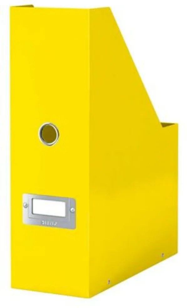 Iratpapucs, PP/karton, 95 mm, LEITZ Click&Store, sárga (E60470016)