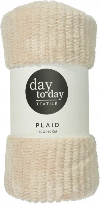 Flanel Takaró Poliészter 160 X 130 CM Bézs