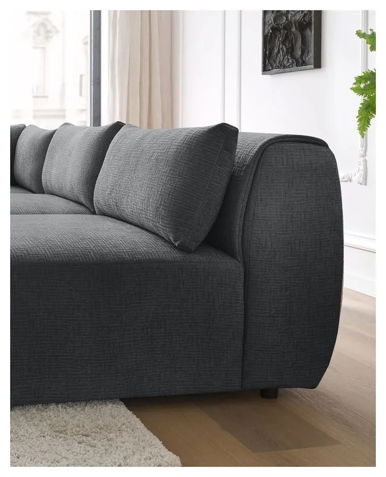 Szürke sarokkanapé (variálható) Jeanne – Bobochic Paris