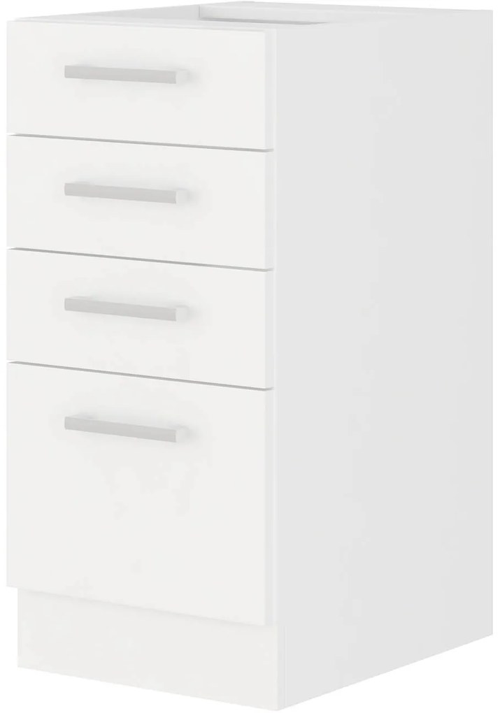 Alsó konyhaszekrény Edris 40 D 4S BB (fehér). 1032825