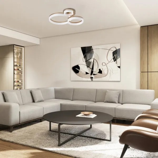 Rabalux 71383 - LED Mennyezeti lámpa AMILIA LED/24W/230V 3000/4000/6500K arany