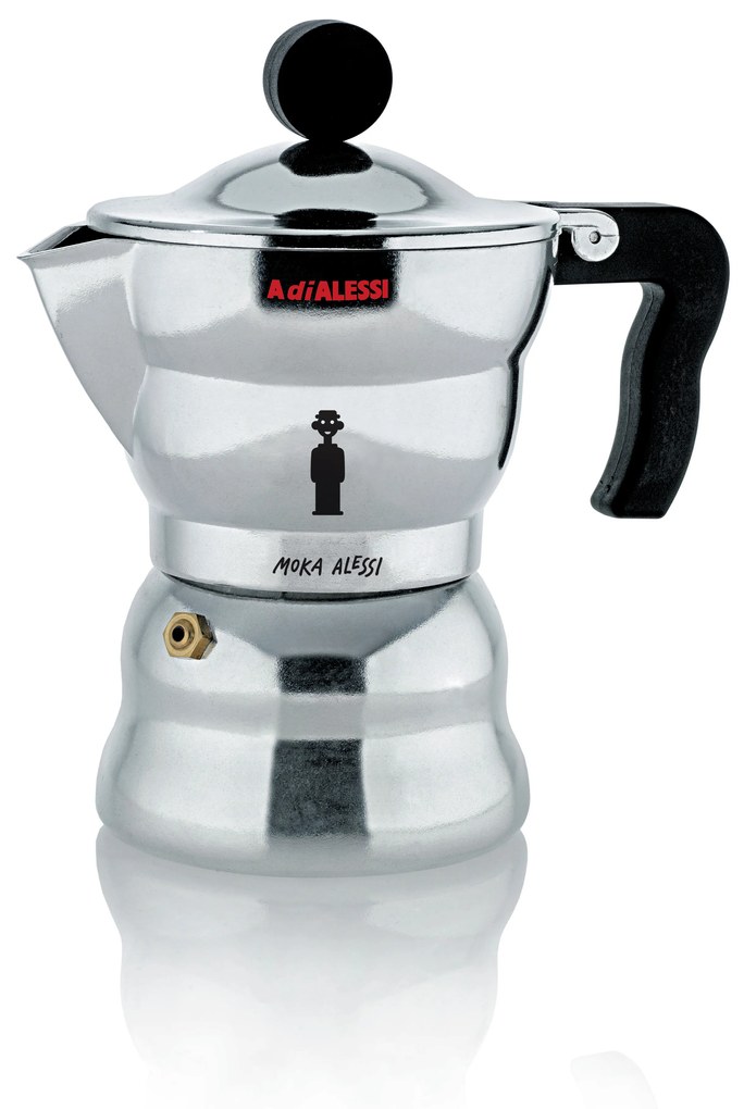 Espresso kávovar Moka Alessi, více velikostí - Alessi Rozměry: Průměr - 10.4 cm