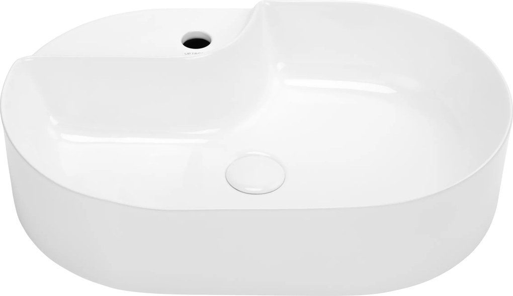Mosdókagyló 60X40 CM Ovális Fehér Uptrend Gloria TR41302