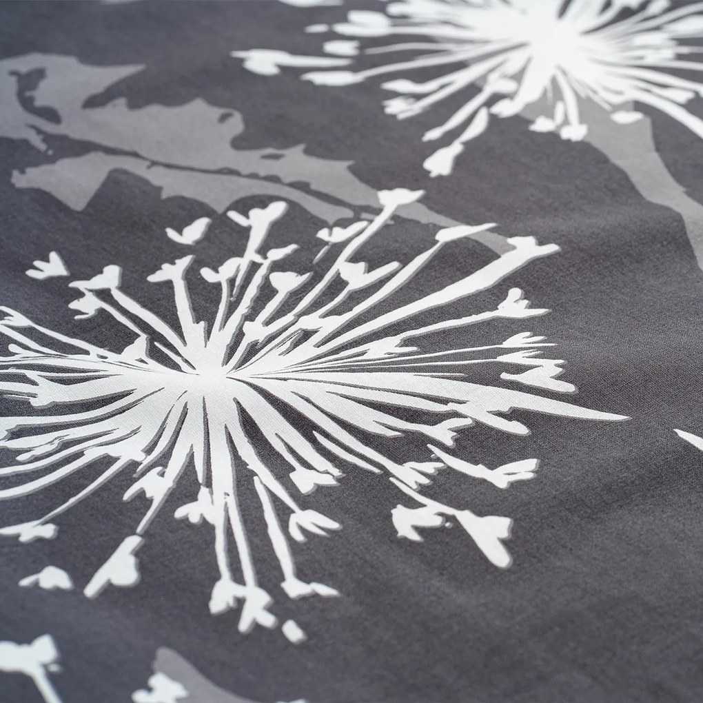 4Home Midnight Dandelions pamut ágyneműhuzat, 140 x 200 cm, 70 x 90 cm, 140 x 200 cm, 70 x 90 cm