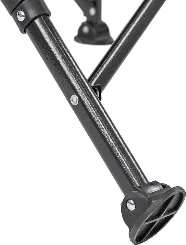 Leziter XL karfás horgász szék pohártartóval fekete