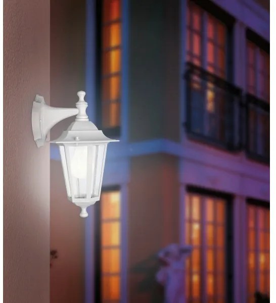 EGLO 22462 - LATERNA 5 kültéri fali lámpa 1xE27/60W IP44 fehér