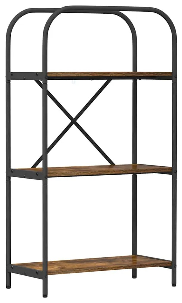 Könyvespolc Füstölt tölgy 60 x 30 x 109 cm Faanyag