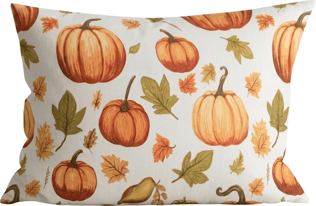 Mikroszálas párnahuzat AUTUMN PUMPKINS 70x90 cm, színes