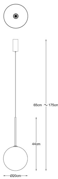 Zuma Line P0606-01B-2GAC - MILAN kábeles csillár 1xG4/2W/230V arany