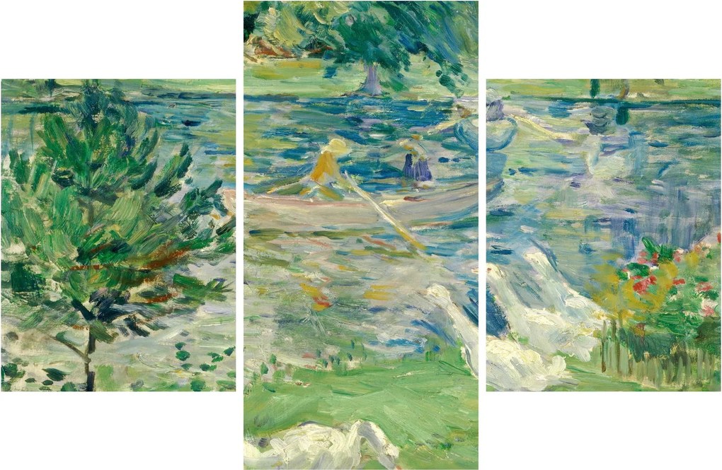 Kép - Berthe Morisot, Girl in a Boat with Geese, reprodukciók (90x60 cm)