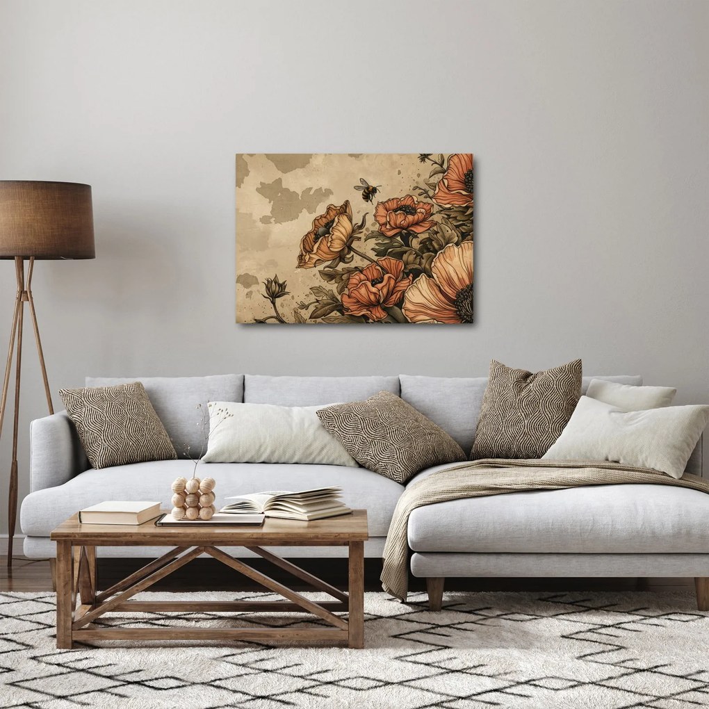 Kép - Méhecske rét II. (70x50 cm)
