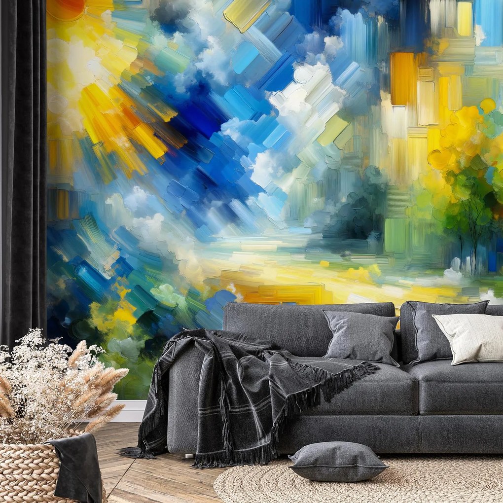 Fotótapéta - Absztrakt napsütéses nap (147x102 cm)
