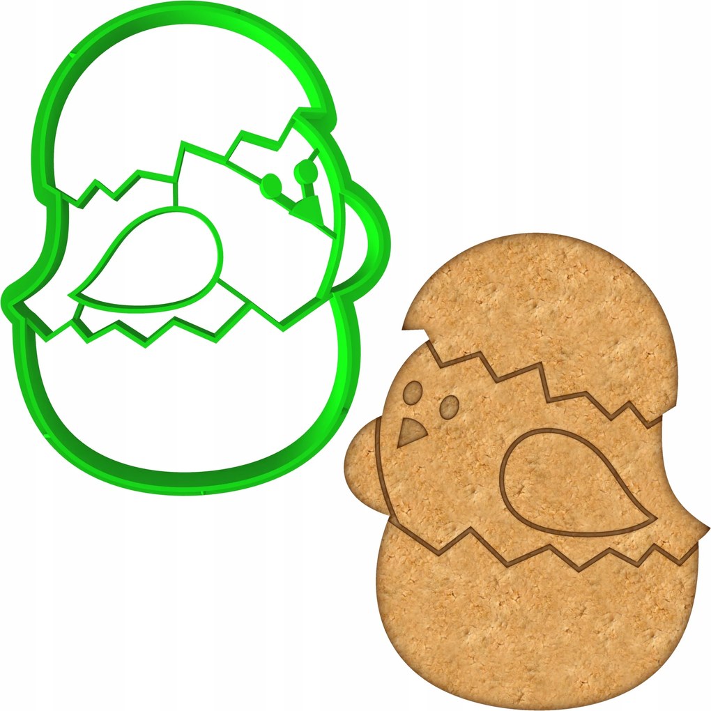 Húsvéti Forma Mézeskalács lyukasztó Húsvéti Csirke Csirke 8cm