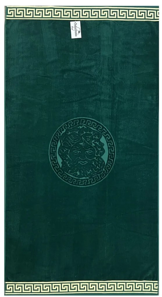 Poseidon zöld strandtörölköző