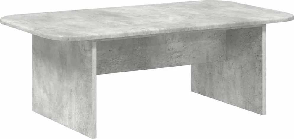 vidaXL Dohányzóasztal Beton Szürke 93 x 53 x 33 cm Faanyag