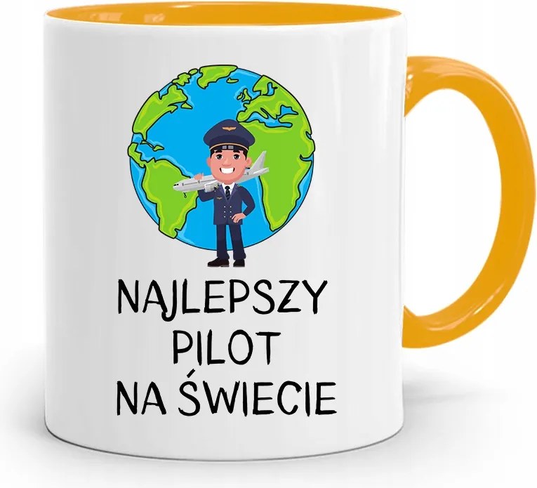 Távirányítós Bögre Sárga Születésnapi Ajándék fényképes nyomtatással