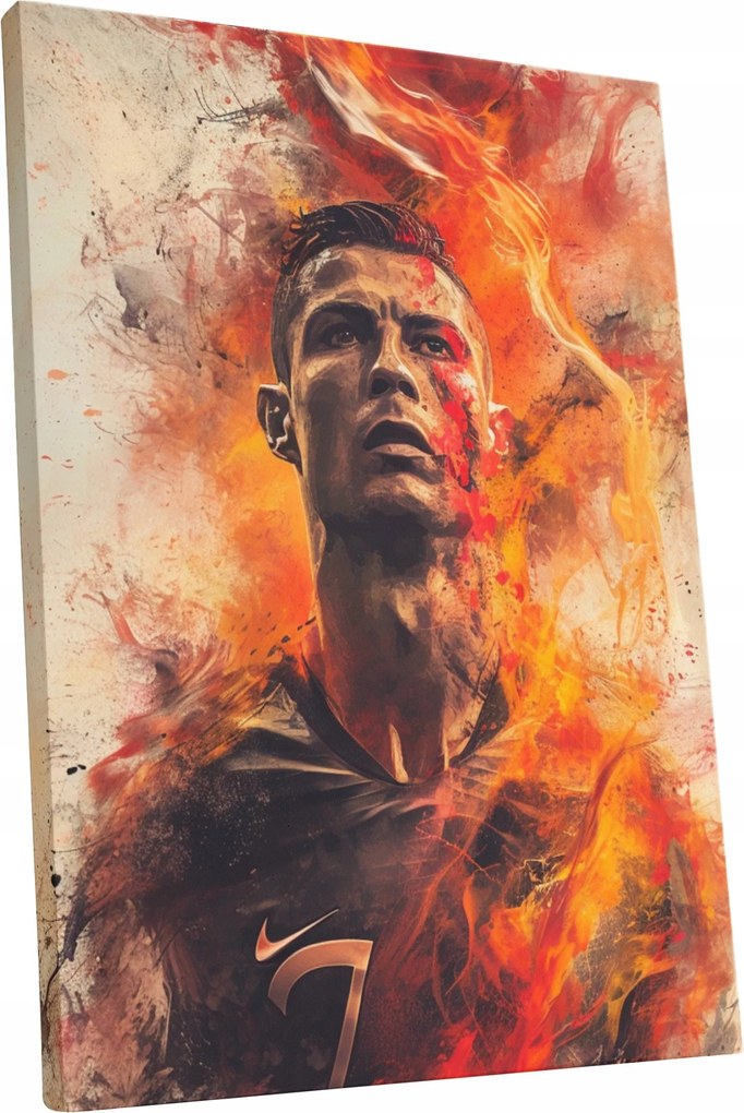 Cristiano Ronaldo CR7 vászonkép otthon nappali ajándék 45x60