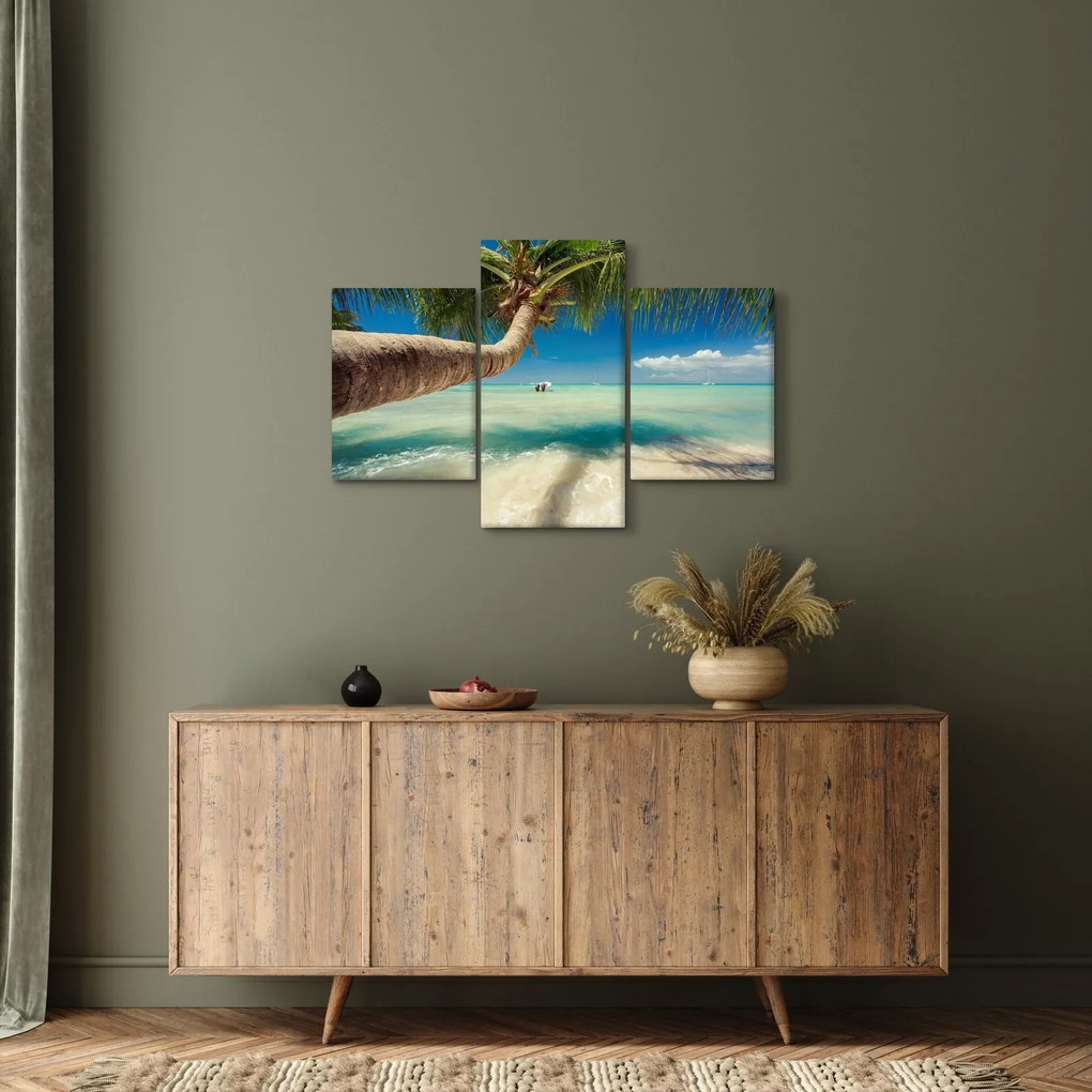 Kép - Tiszta tenger pálmafával (90x60 cm)